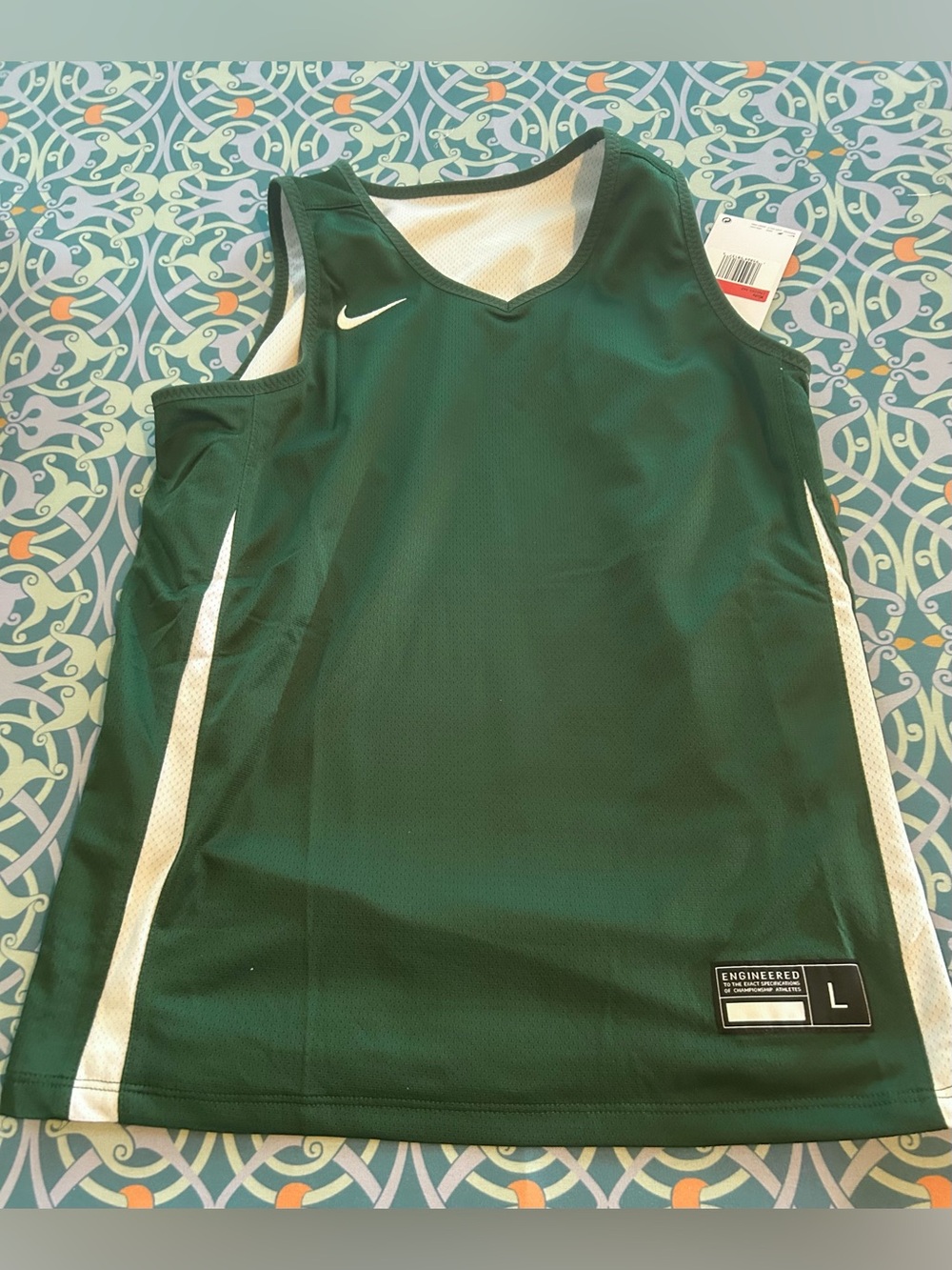 Nike Elite Basketball Tank Size L Reversible
